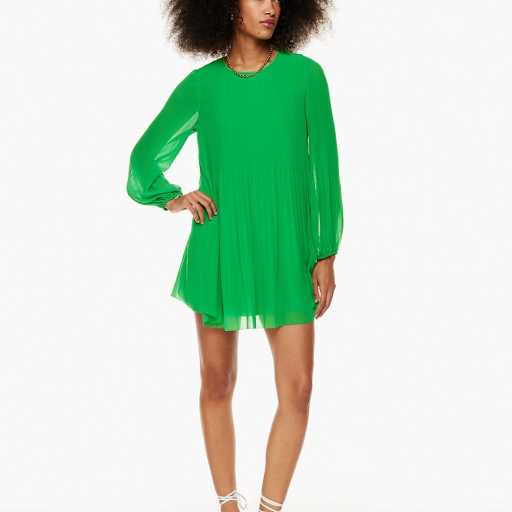 WILFRED | ARITZIA - Daydreamer Mini Dress Pleated Chiffon XS